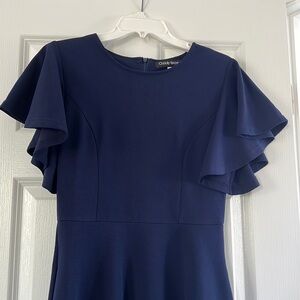Navy blue dress